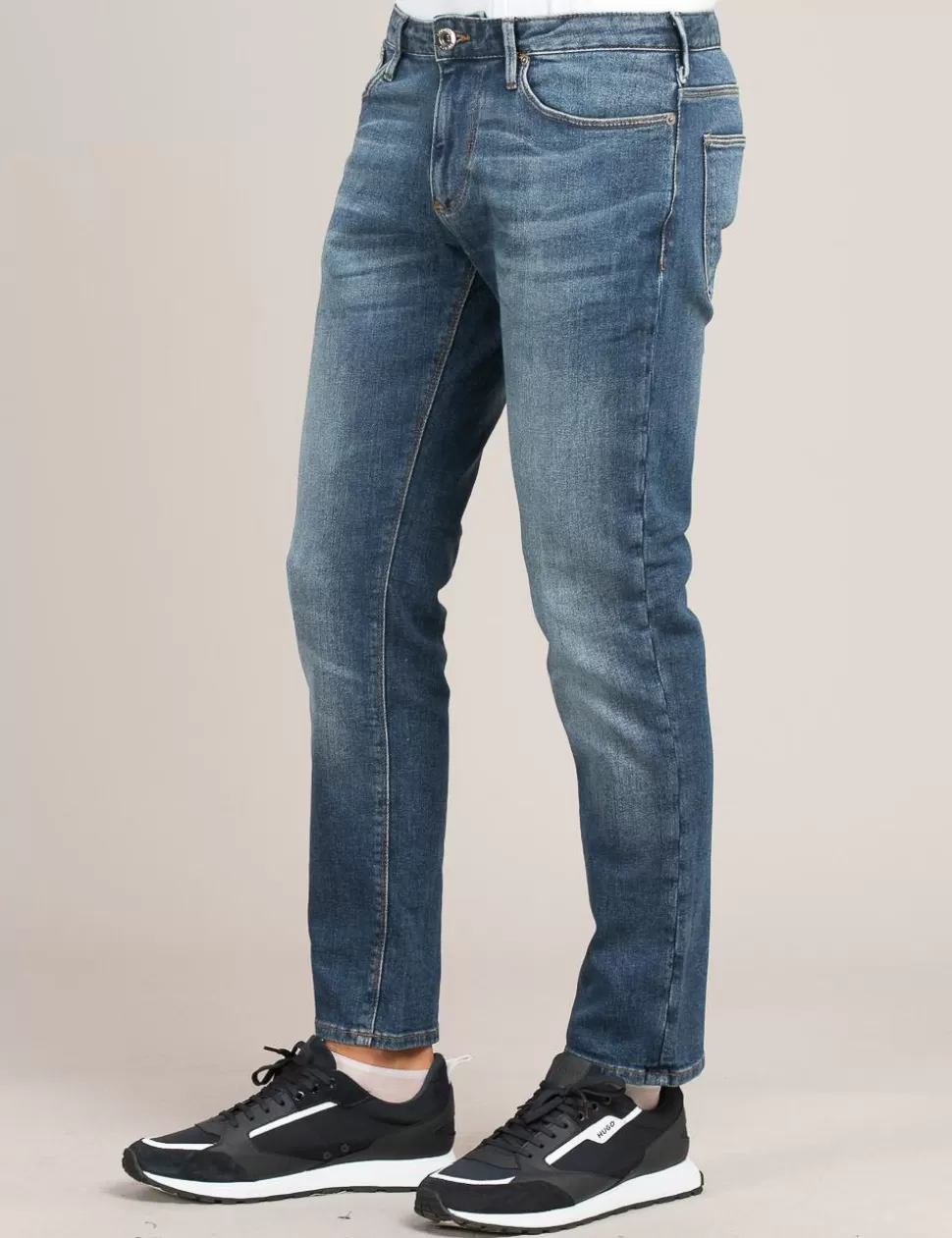 Emporio Armani Jeans>Jeans Blu Denim