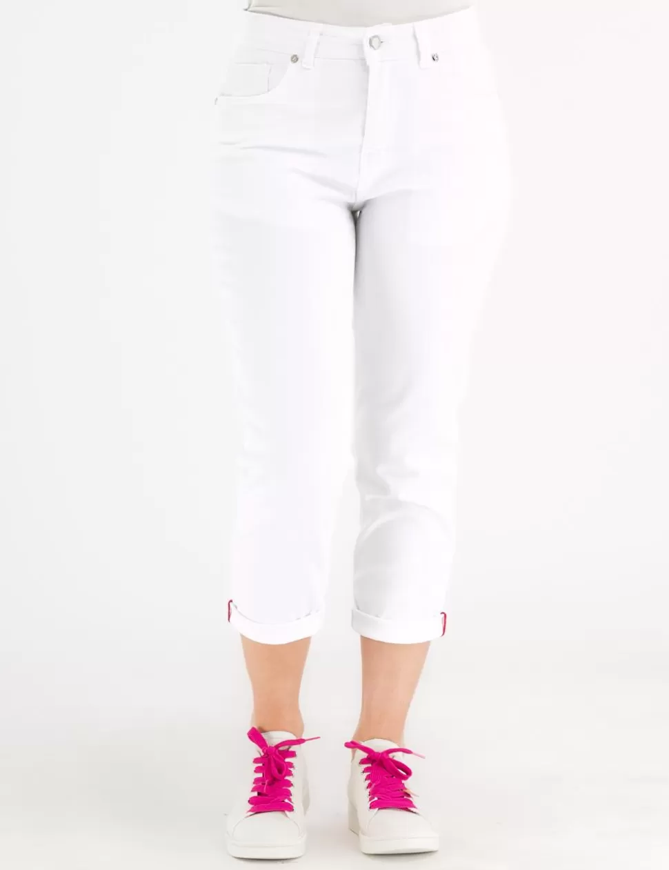 White Wise Jeans>Jeans Bianco