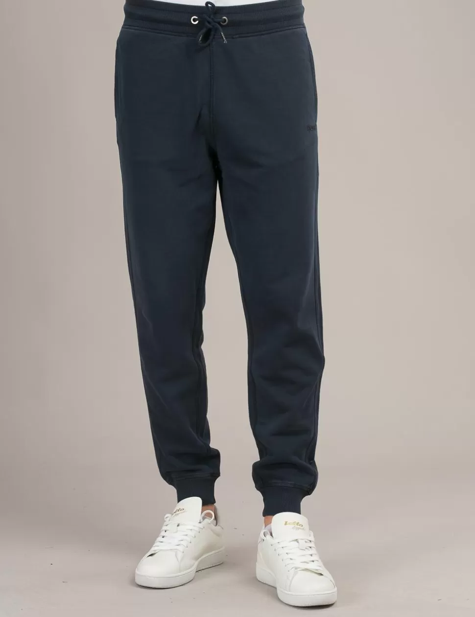 Boss Pantaloni>Joggers In Felpa Blu Scuro