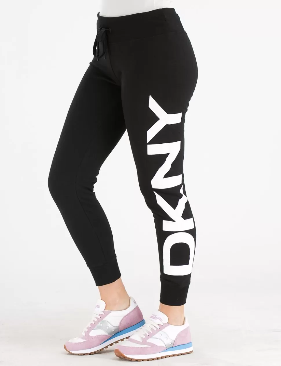 DKNY Pantaloni>Leggings Sport Nero/Bianco