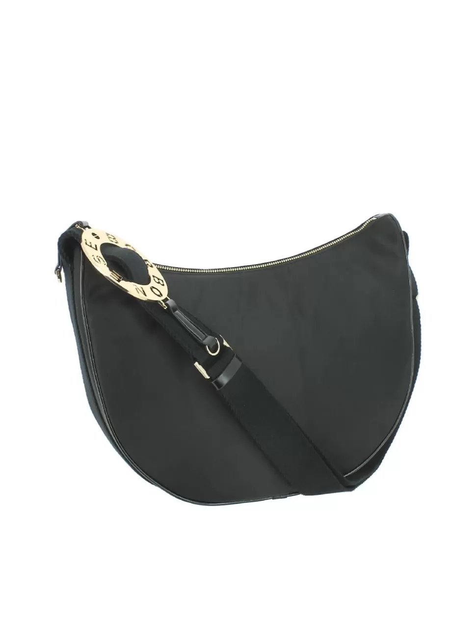 Borbonese Borse>Lunabag 011 Medium Nero