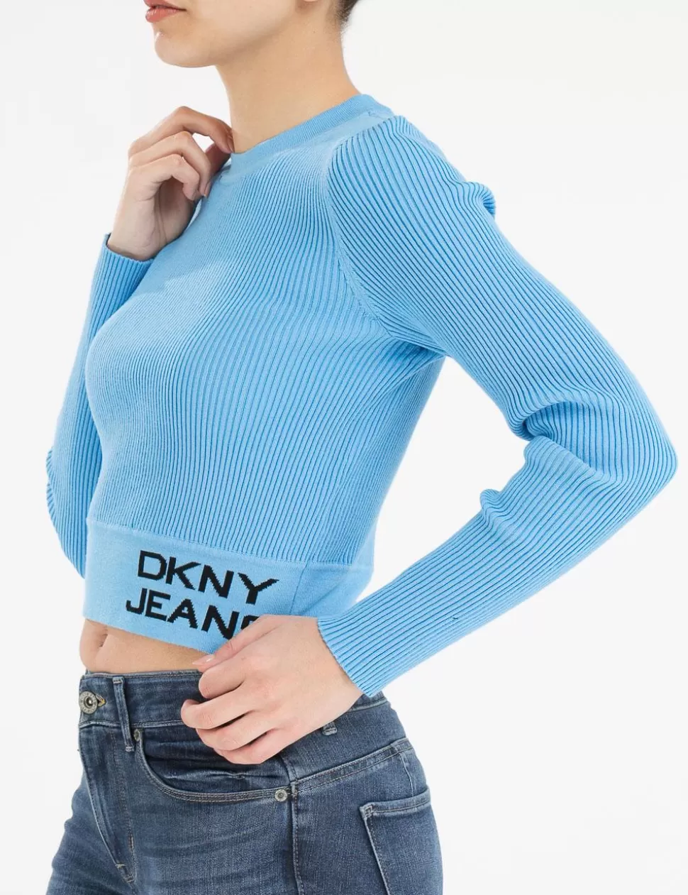 DKNY Maglie>Maglia Corta Celeste