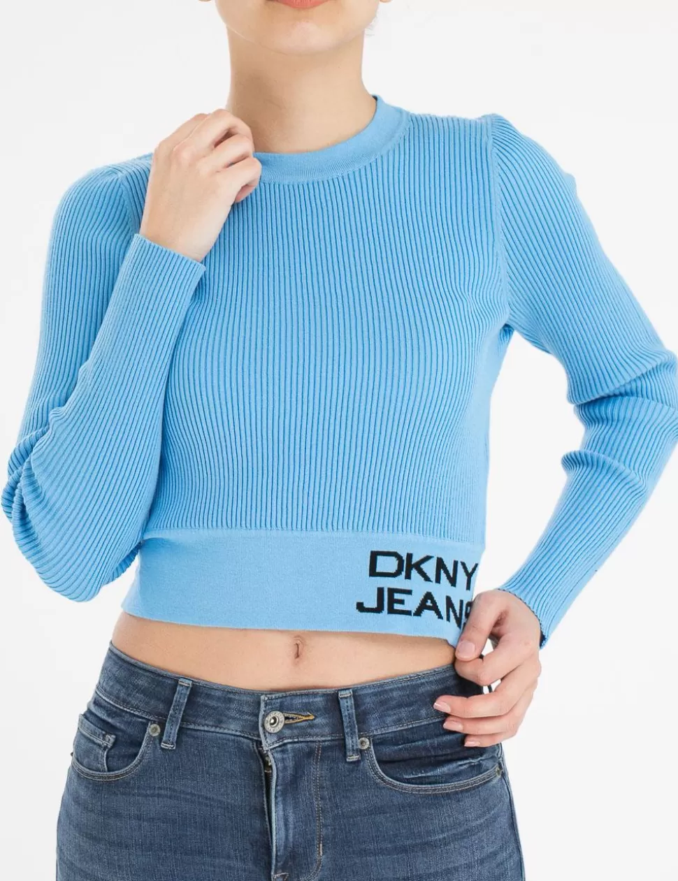 DKNY Maglie>Maglia Corta Celeste