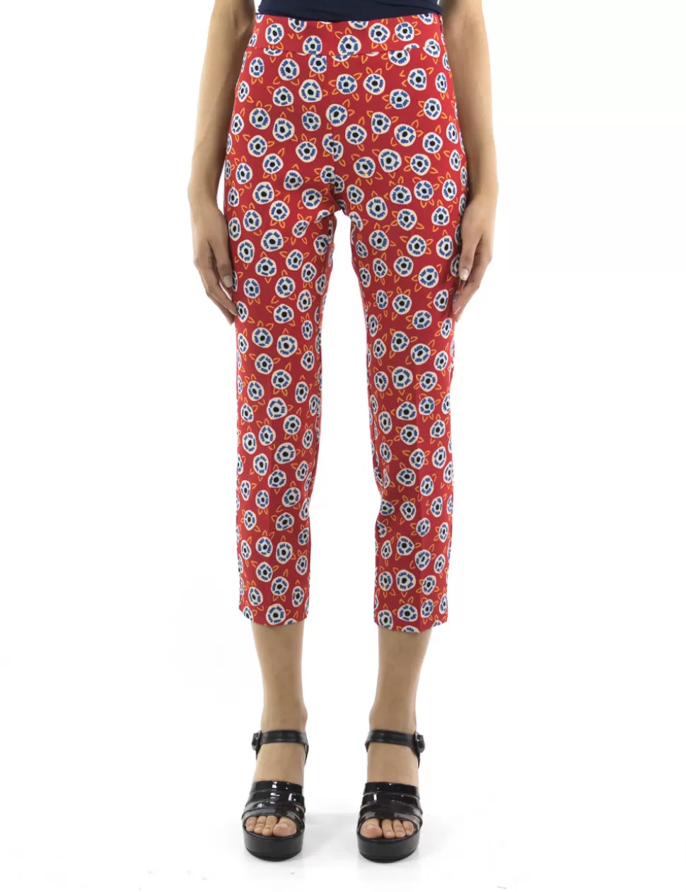 Ottod'Ame Pantaloni>Pantalone A Sigaretta Rosso