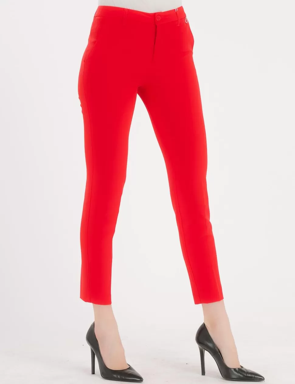 Relish Pantaloni>Pantalone A Sigaretta Rosso