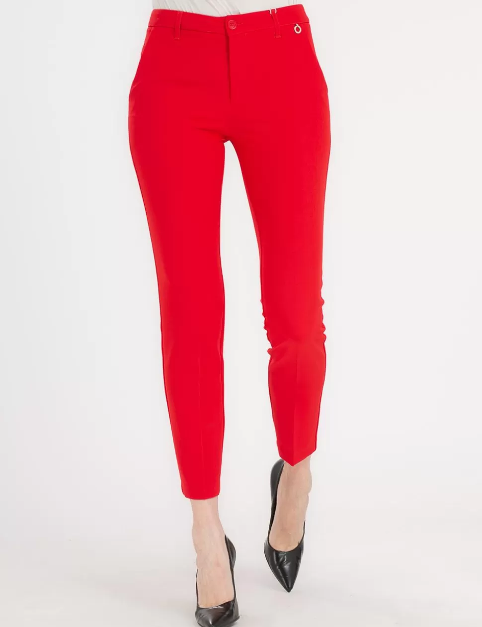 Relish Pantaloni>Pantalone A Sigaretta Rosso