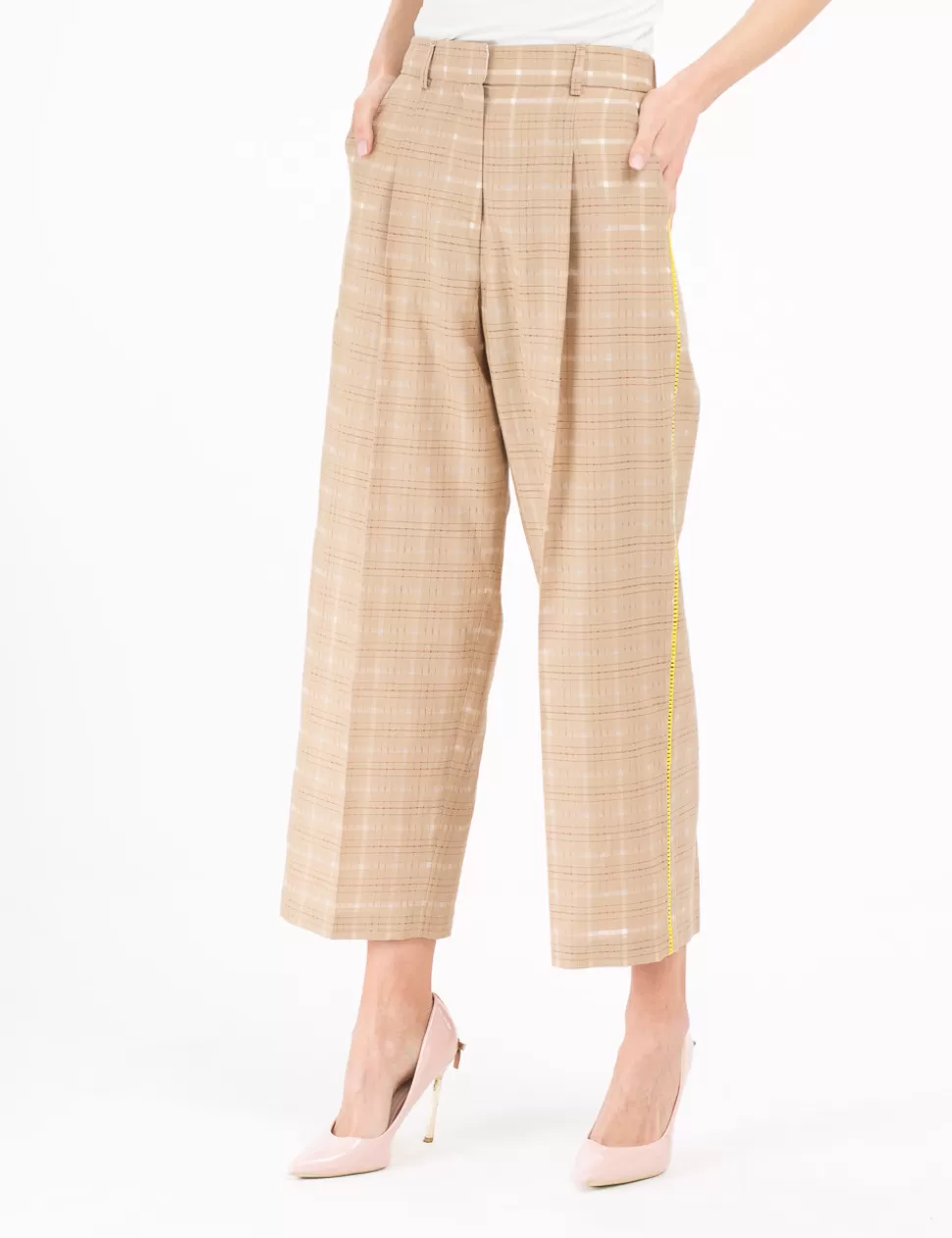 Alysi Pantaloni>Pantalone Beige