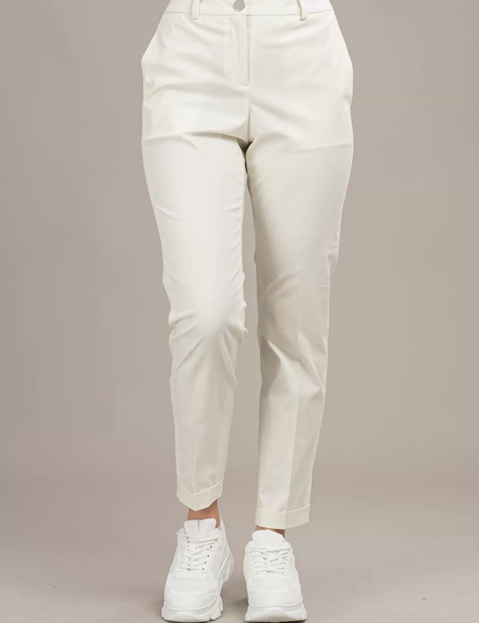 Boss Pantaloni>Pantalone Bianco