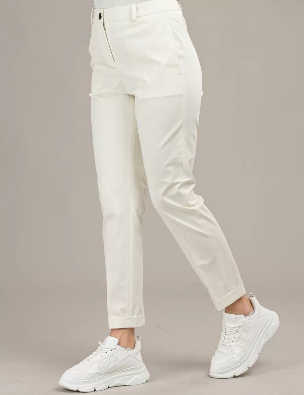 Boss Pantaloni>Pantalone Bianco