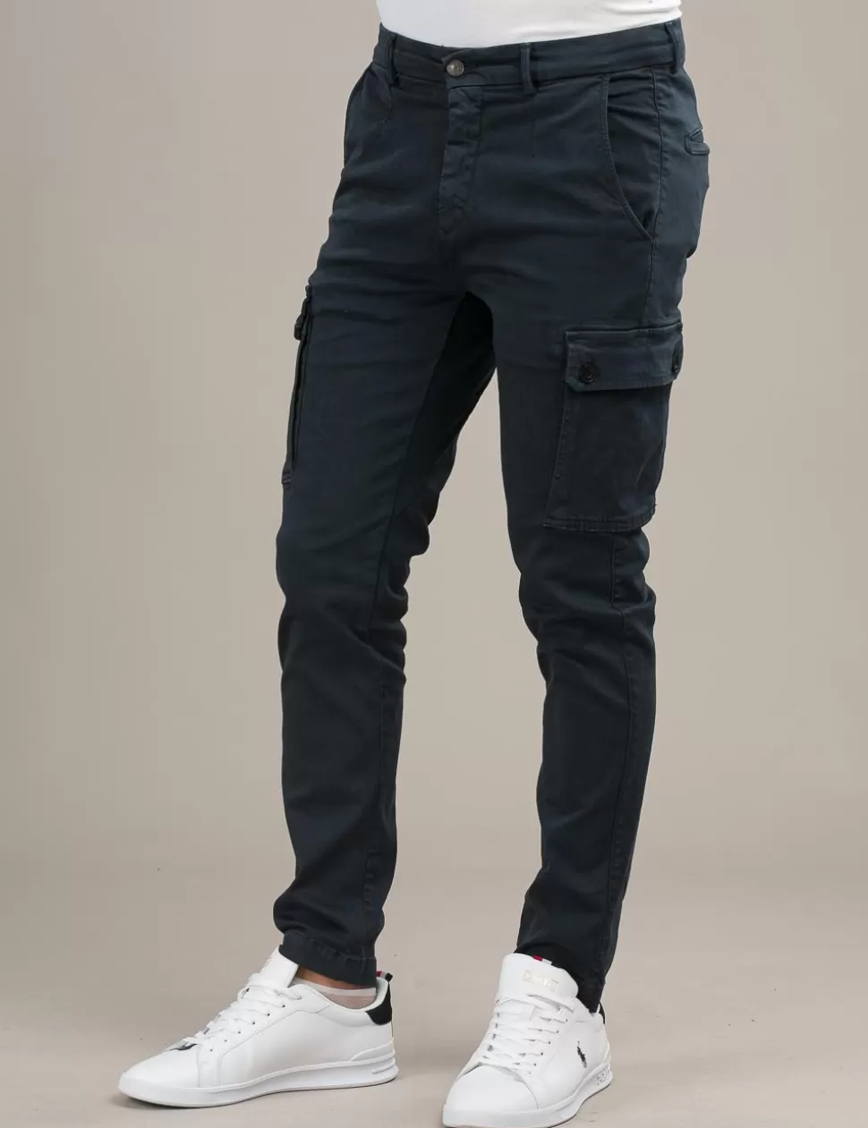 Replay Pantaloni>Pantalone Cargo Jaan Blu