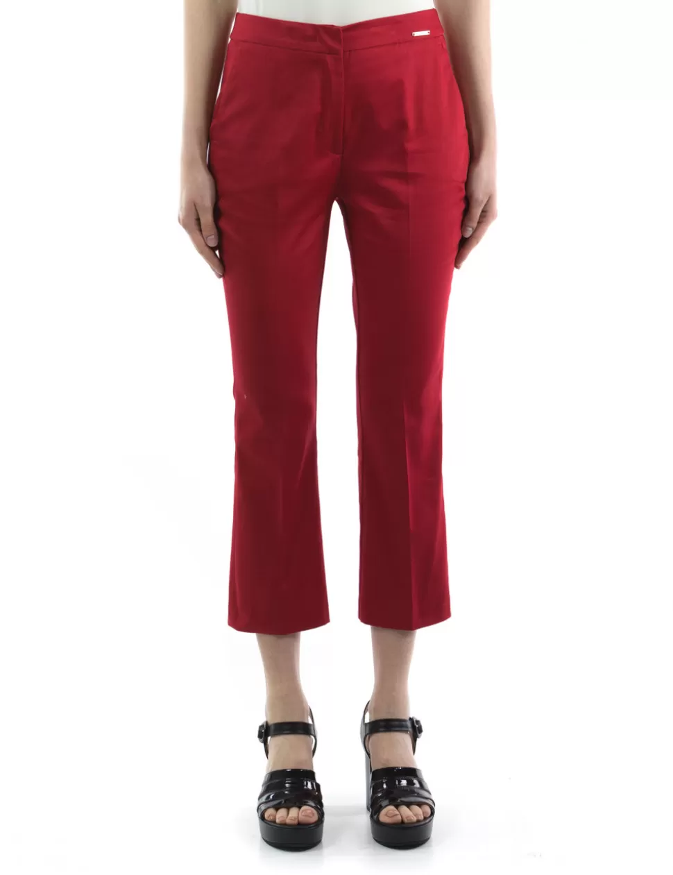 Carla Montanarini Pantaloni>Pantalone Rosso