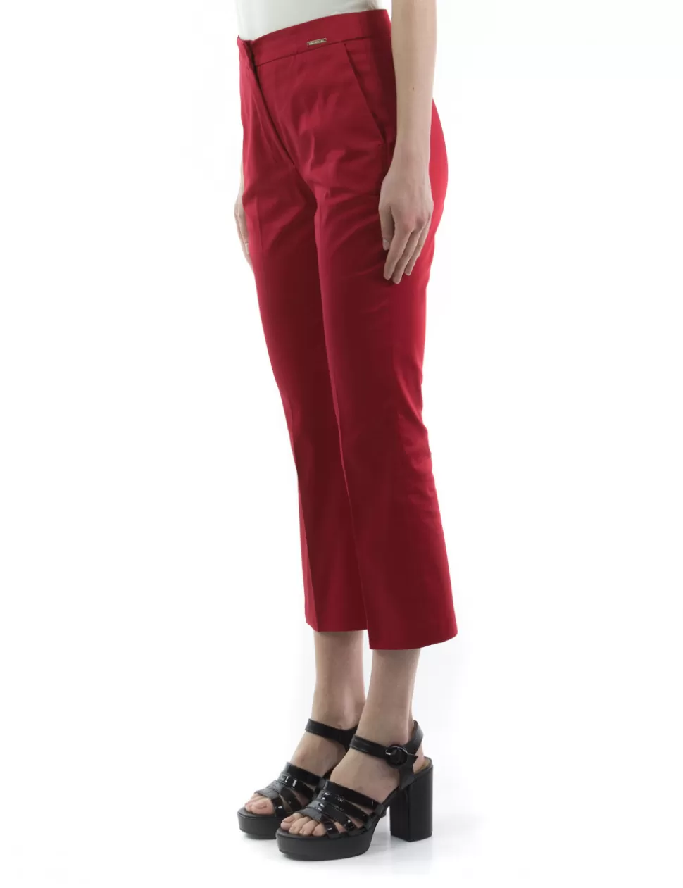 Carla Montanarini Pantaloni>Pantalone Rosso