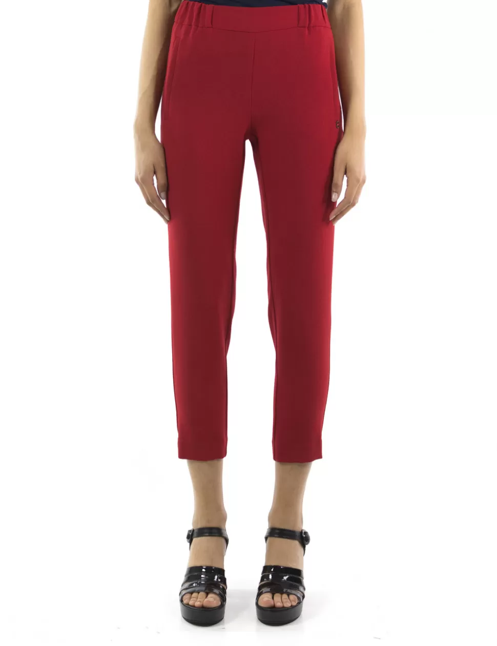 Ottod'Ame Pantaloni>Pantalone Carrot Fit Rosso