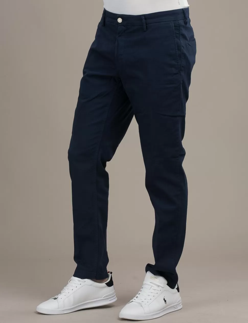 Replay Pantaloni>Pantalone Chino Benni Blu Scuro