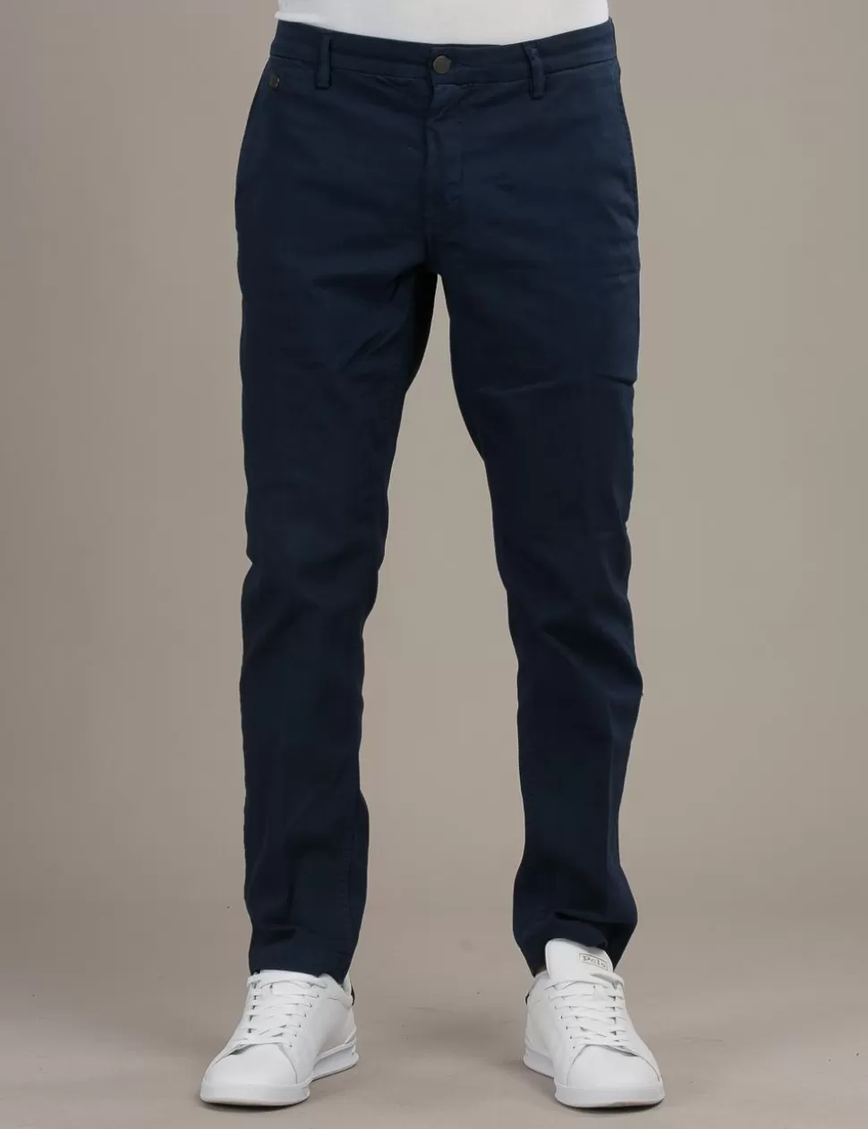 Replay Pantaloni>Pantalone Chino Benni Blu Scuro