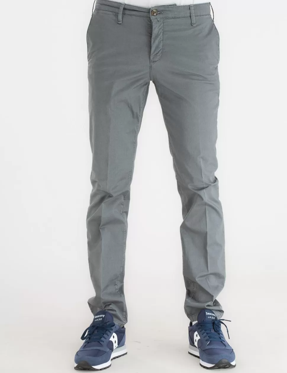 Blue Arctic Pantaloni>Pantalone Chino Antracite