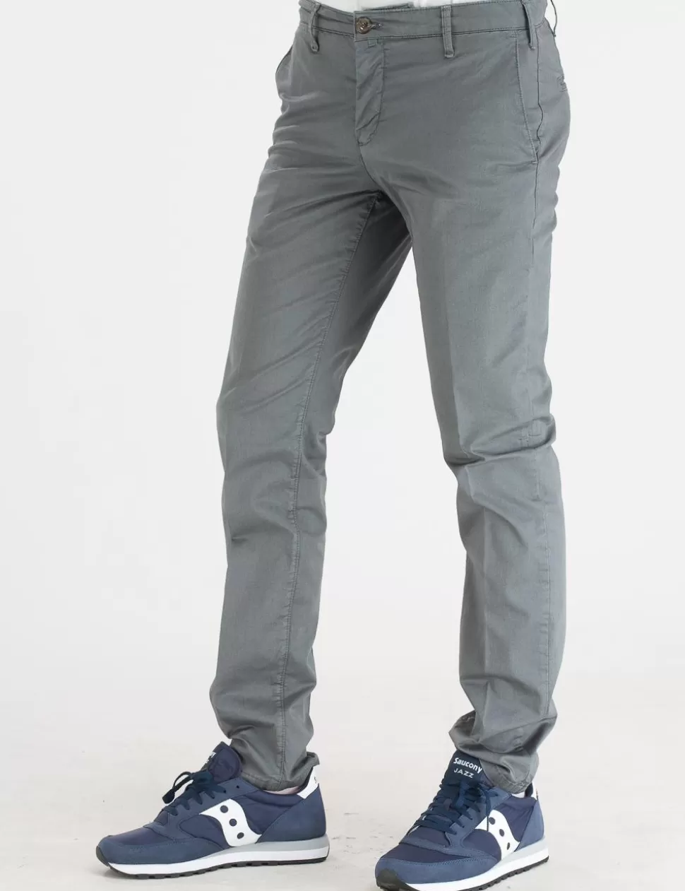 Blue Arctic Pantaloni>Pantalone Chino Antracite