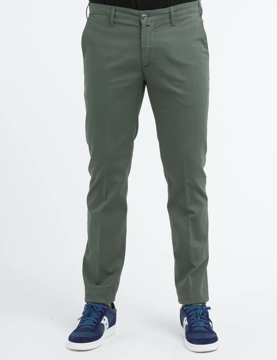 Blue Arctic Pantaloni>Pantalone Chino Verde Militare