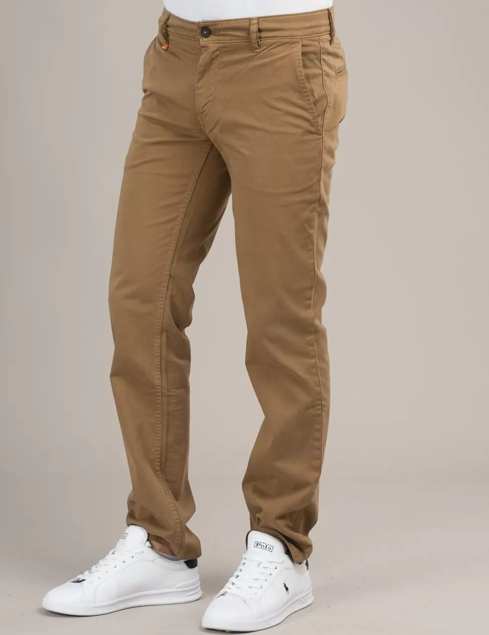 Boss Pantaloni>Pantalone Chino Beige