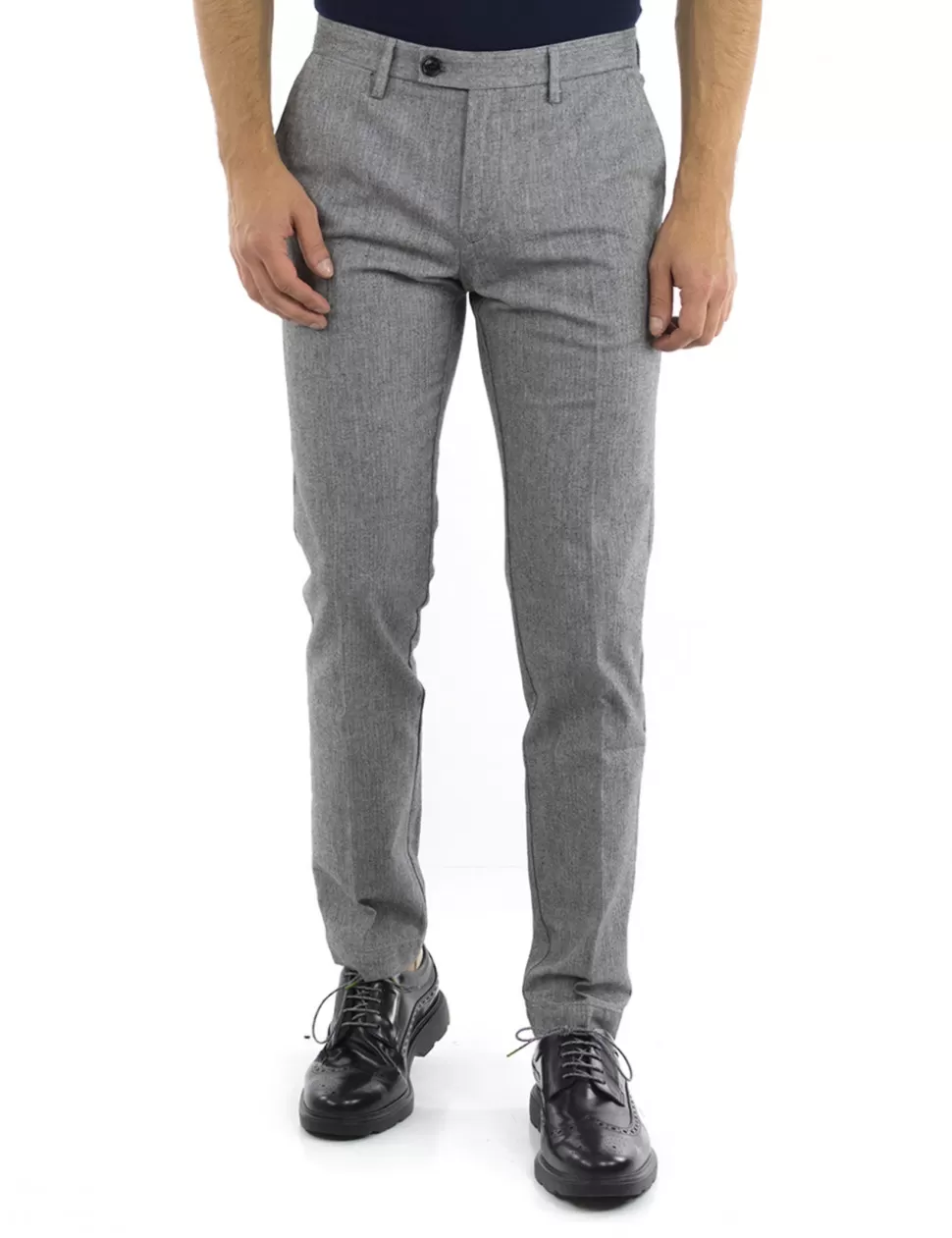 Tommy Hilfiger Pantaloni>Pantalone Chino Grigio Scuro