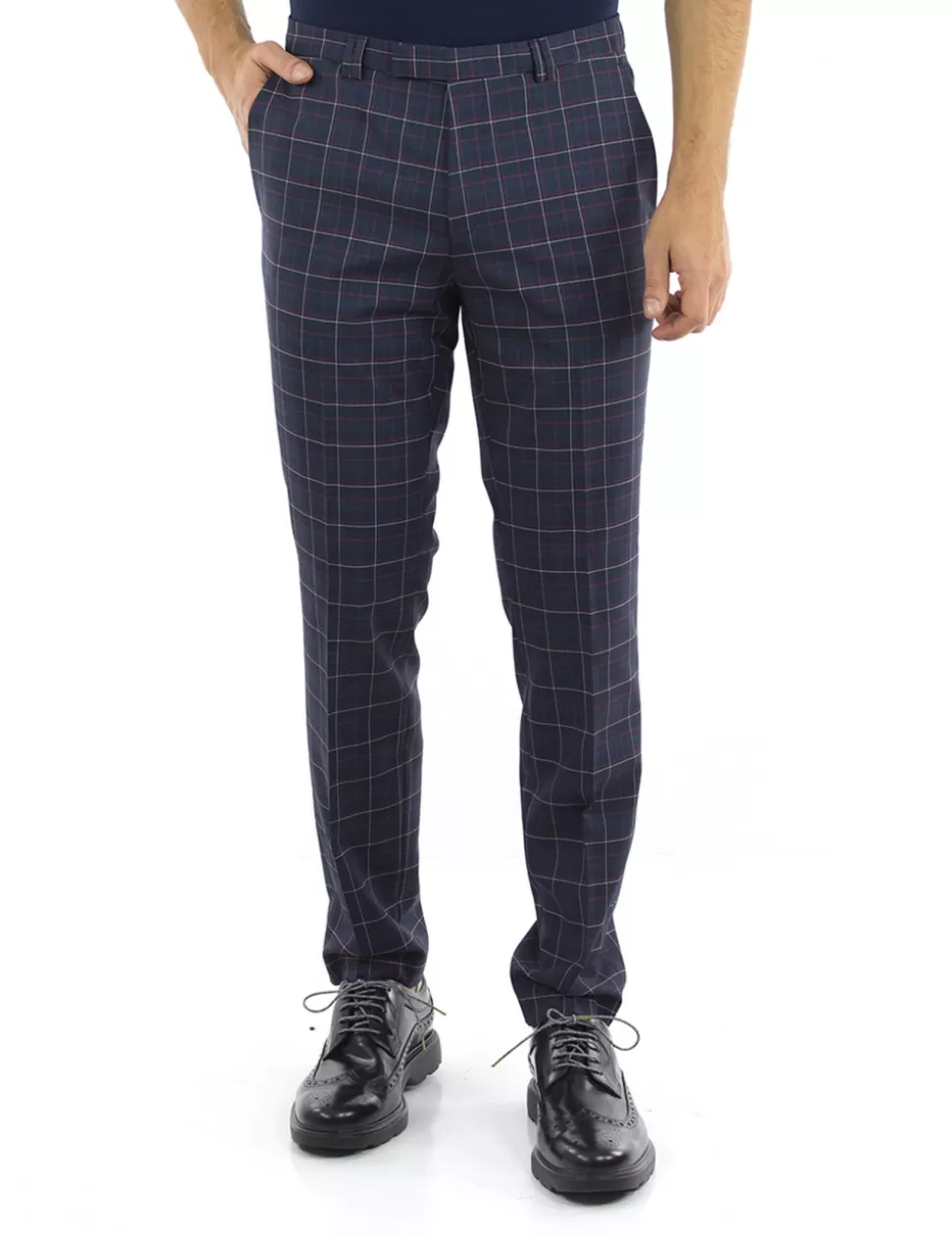 Boss Pantaloni>Pantalone Extra Slim Hugo Blu Scuro