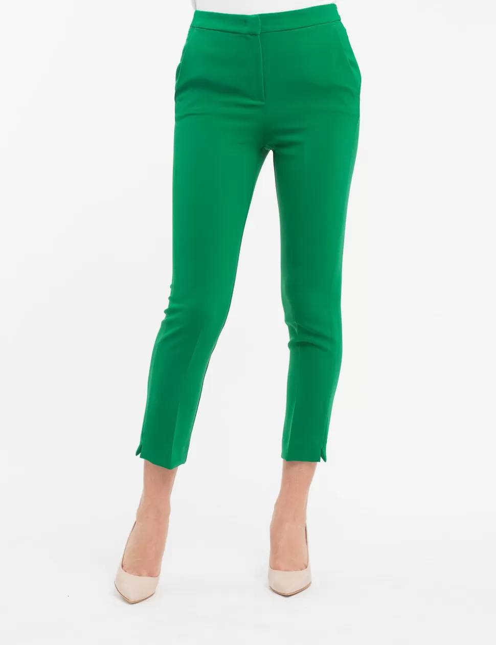 Hanita Pantaloni>Pantalone Verde Mela