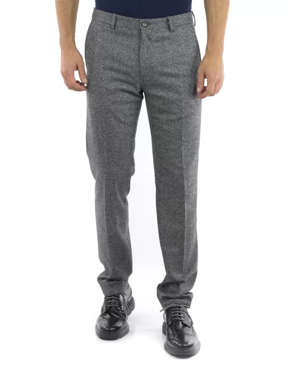 Tommy Hilfiger Pantaloni>Pantalone In Maglia Tommy Tailored Grigio Scuro