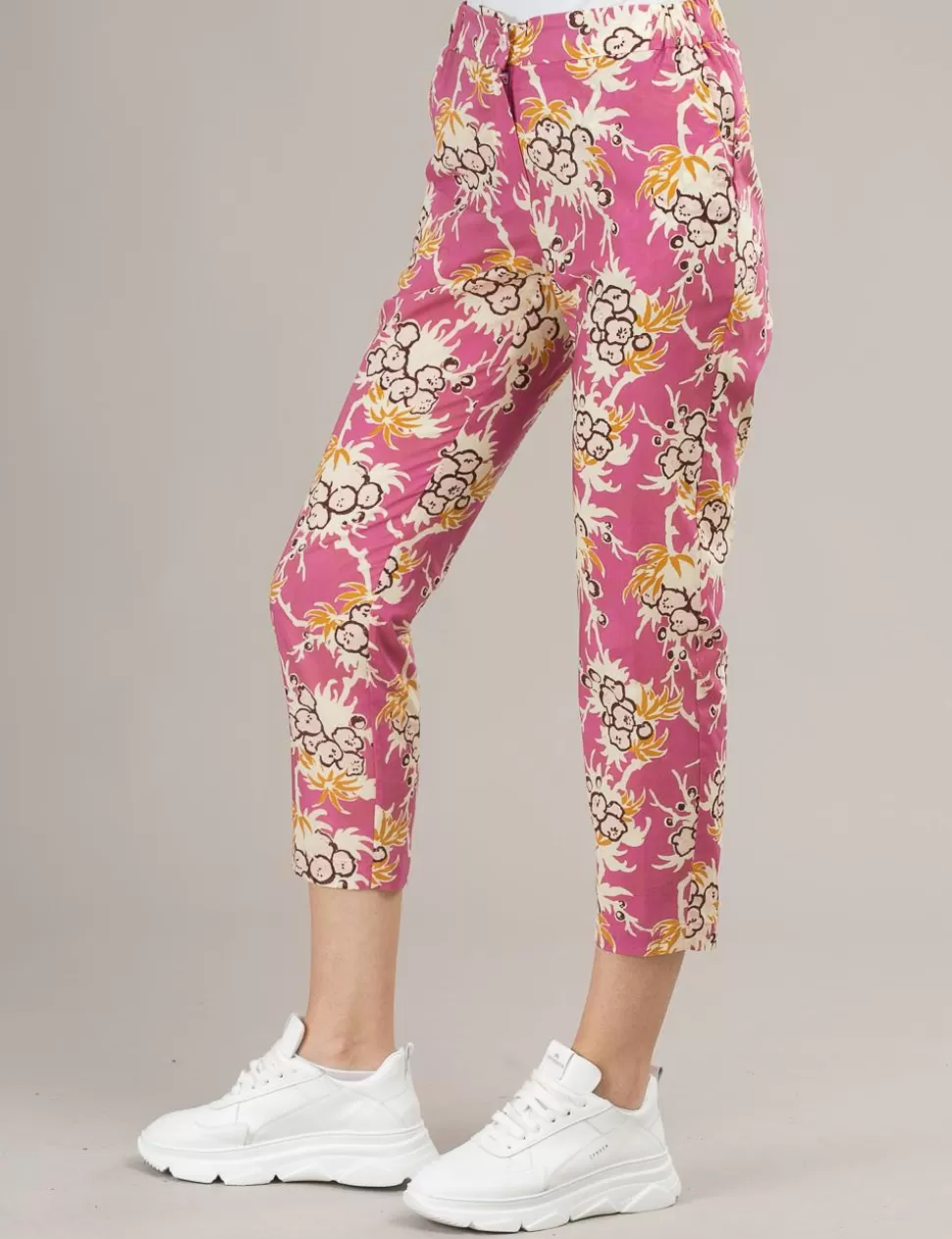 Ottod'Ame Pantaloni>Pantalone Ottodame Rosa Scuro