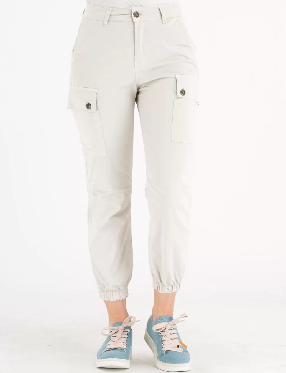 White Wise Pantaloni>Pantalone Sabbia