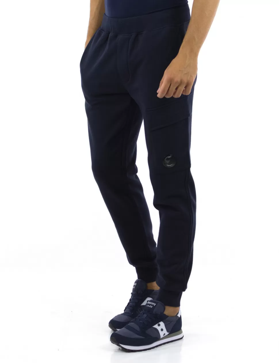 C.P. COMPANY Pantaloni>Pantaloni Jogging Blu Scuro