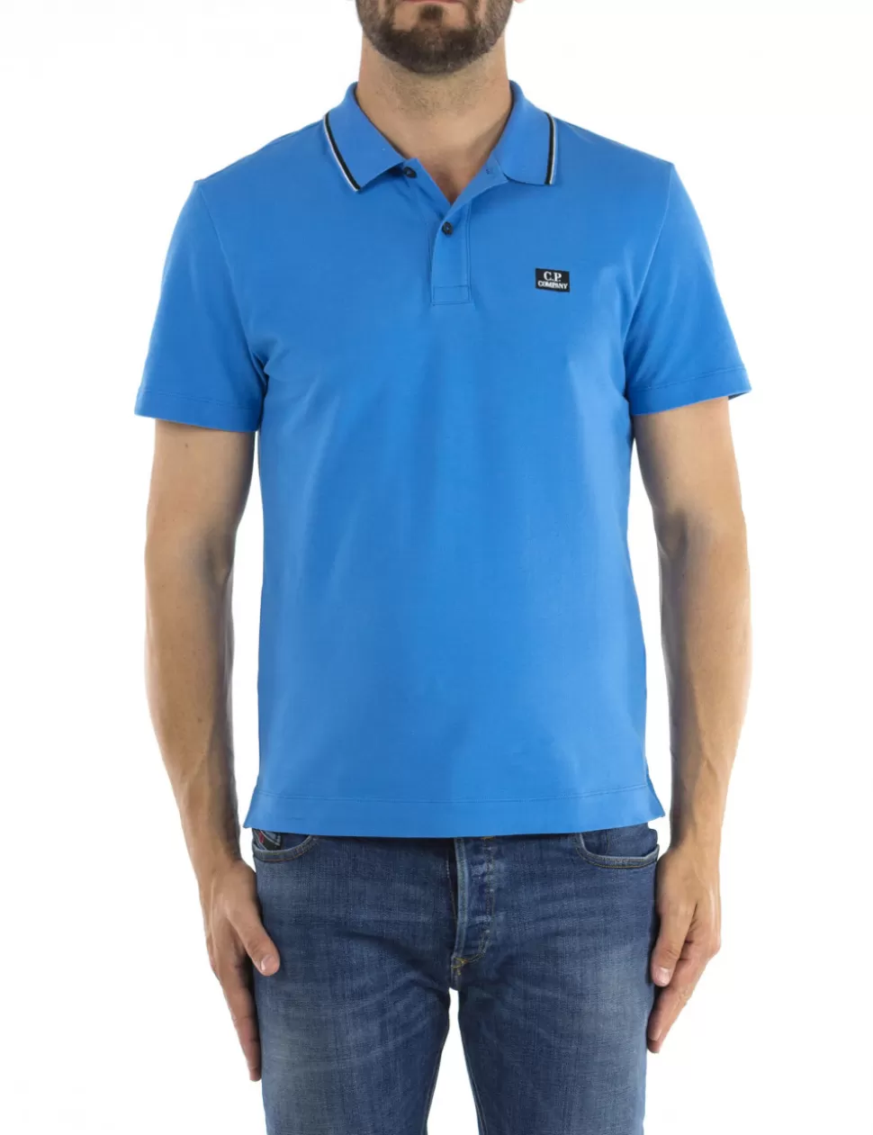 C.P. COMPANY Polo>Polo Azzurro