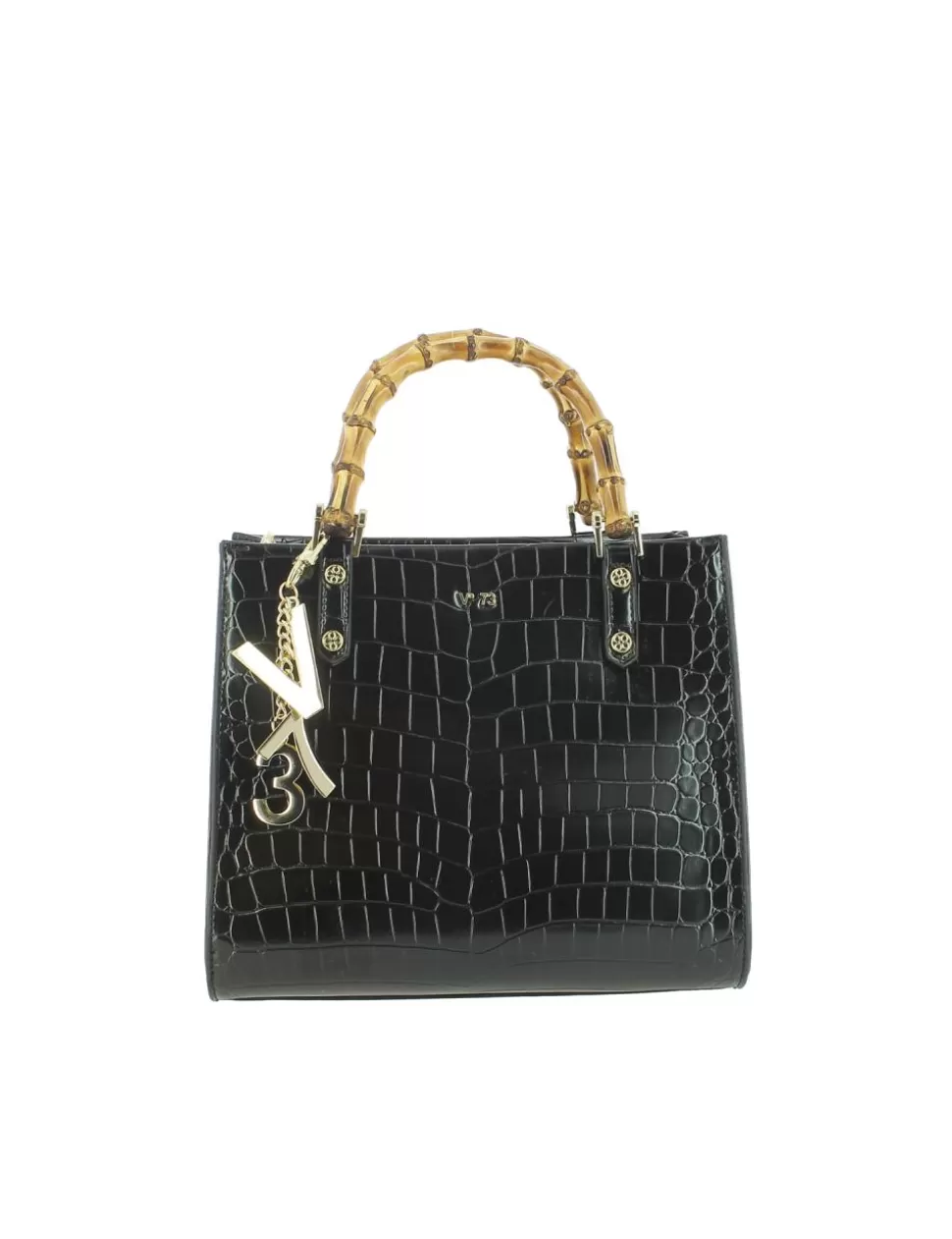 V73 Borse>Shopping Bag Perla Nero