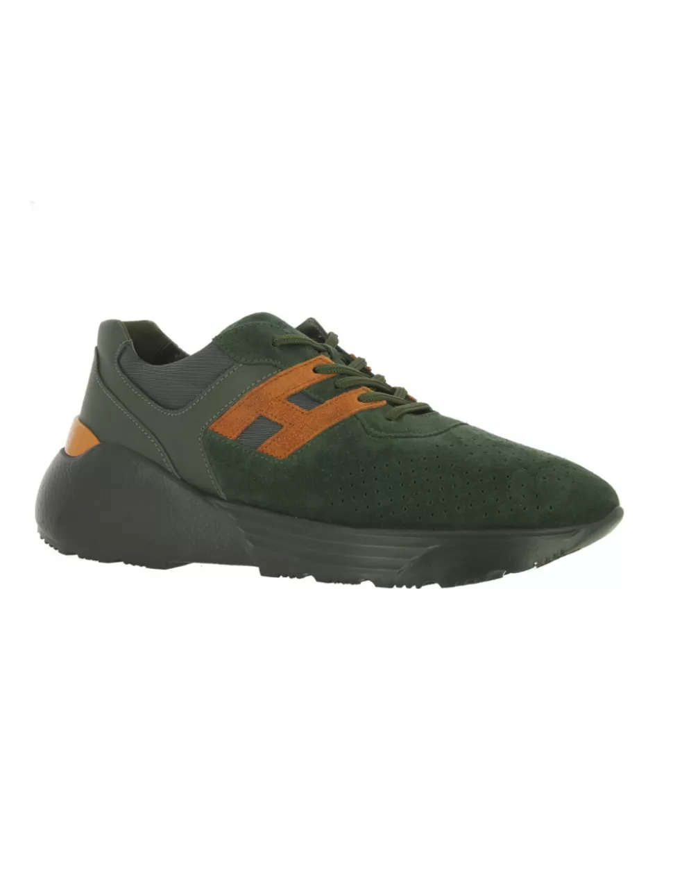 Hogan Sneakers>Sneaker Active One Verde Scuro