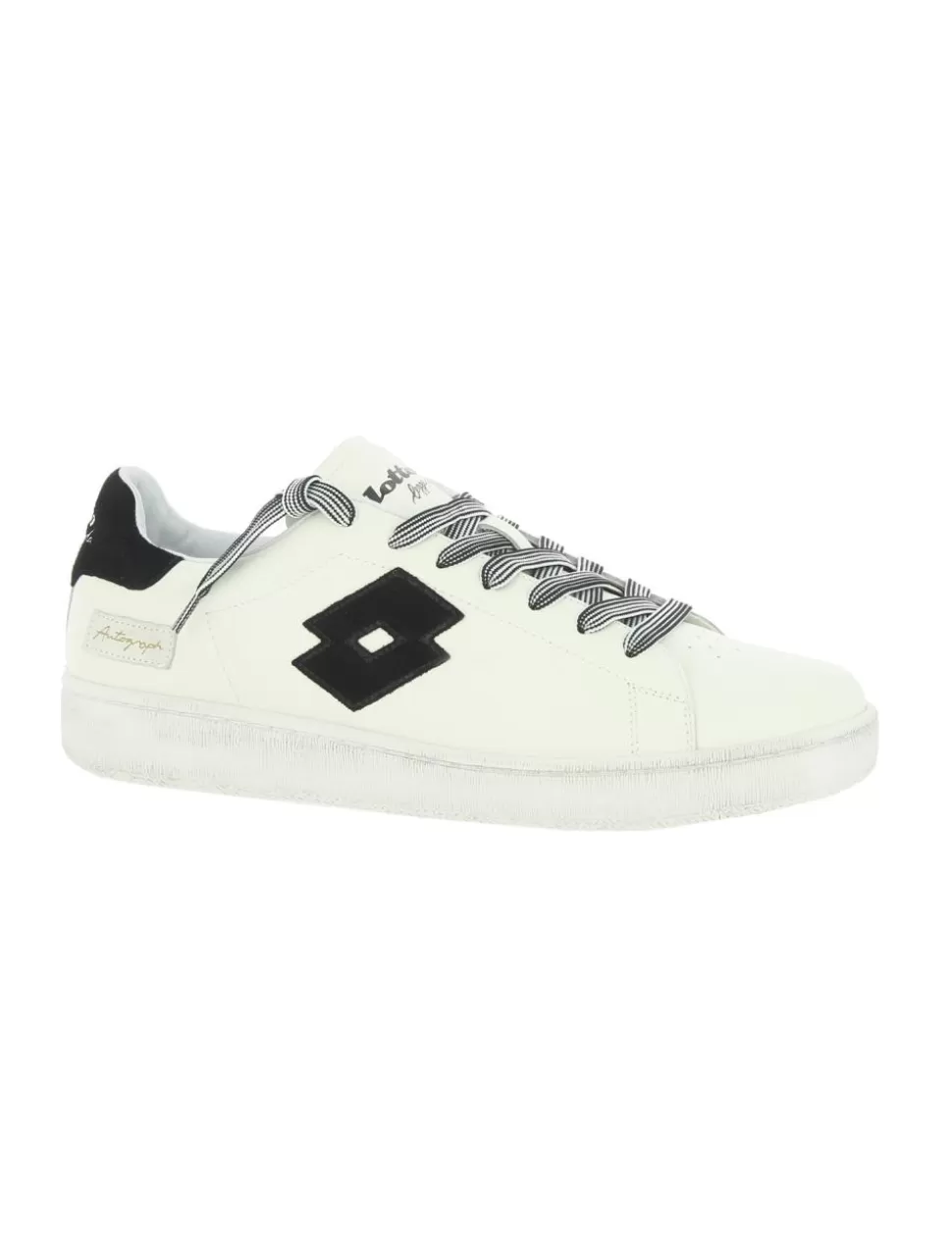 Lotto Sneakers>Sneaker Autograph Leggenda Bianco/Nero