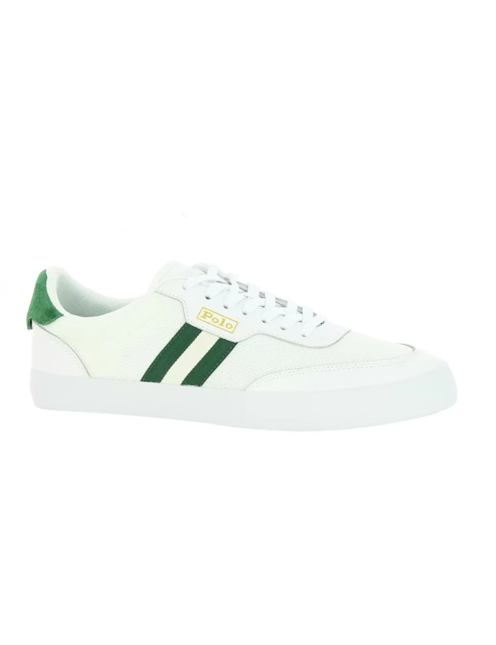 Ralph Lauren Sneakers>Sneaker Court Polo Bianco/Verde