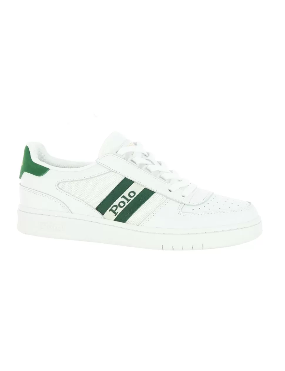 Ralph Lauren Sneakers>Sneaker Court Polo Bianco/Verde