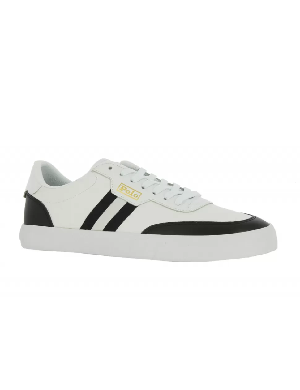 Ralph Lauren Sneakers>Sneaker Court Bianco/Nero