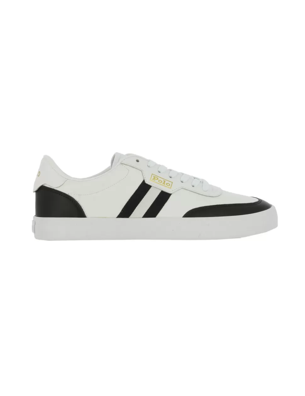 Ralph Lauren Sneakers>Sneaker Court Bianco/Nero