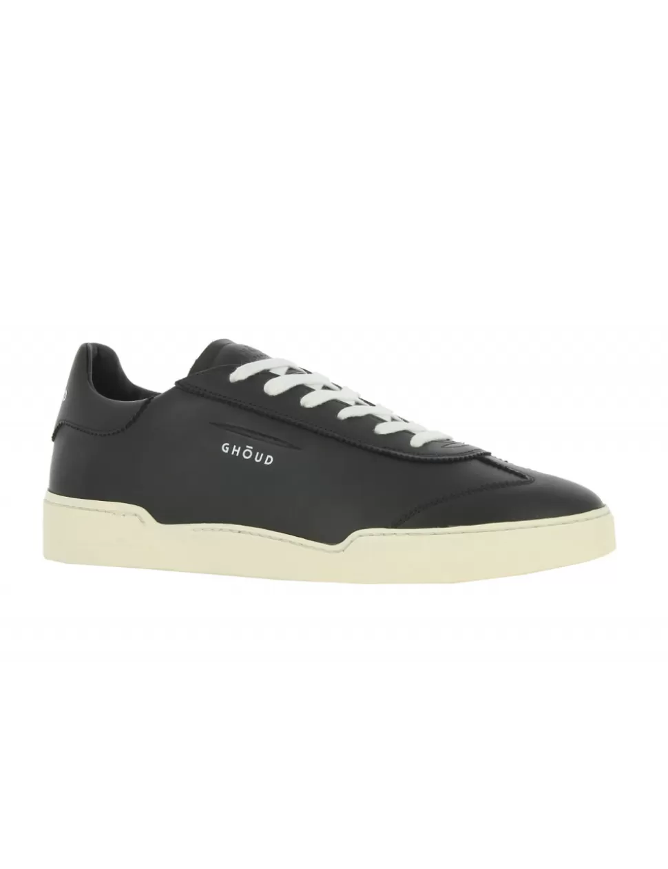 Ghoud Sneakers>Sneaker Lob 01 Low Nero/Bianco