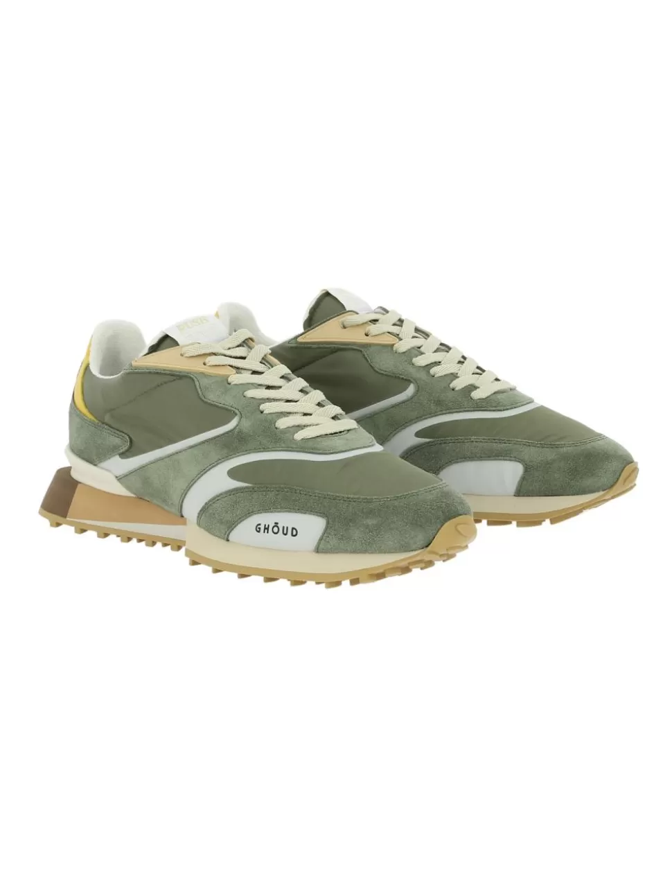 Ghoud Sneakers>Sneaker Rush Groove 2.0 Low Verde Militare