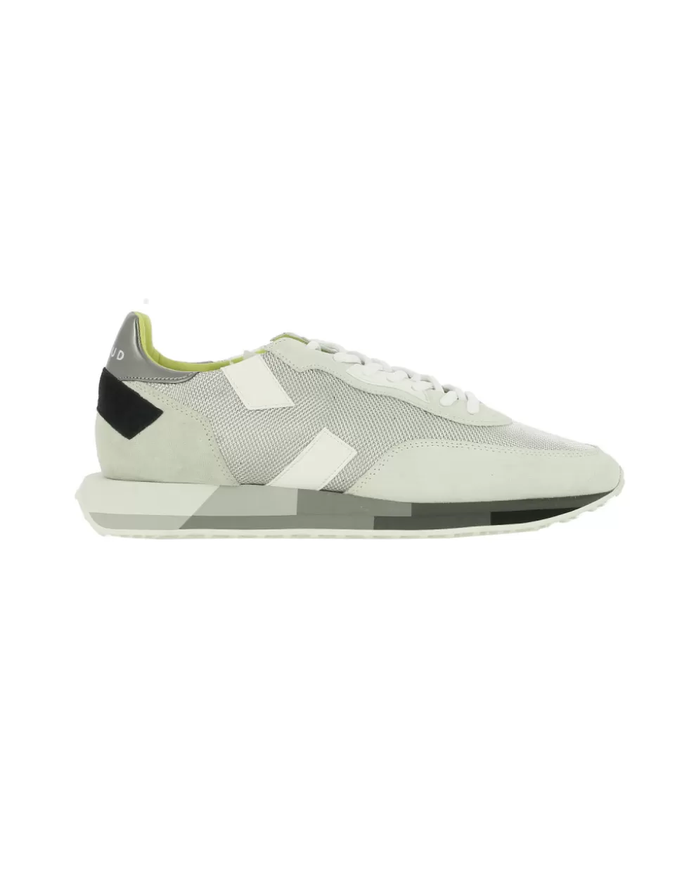 Ghoud Sneakers>Sneaker Rush Low Bianco/Argento