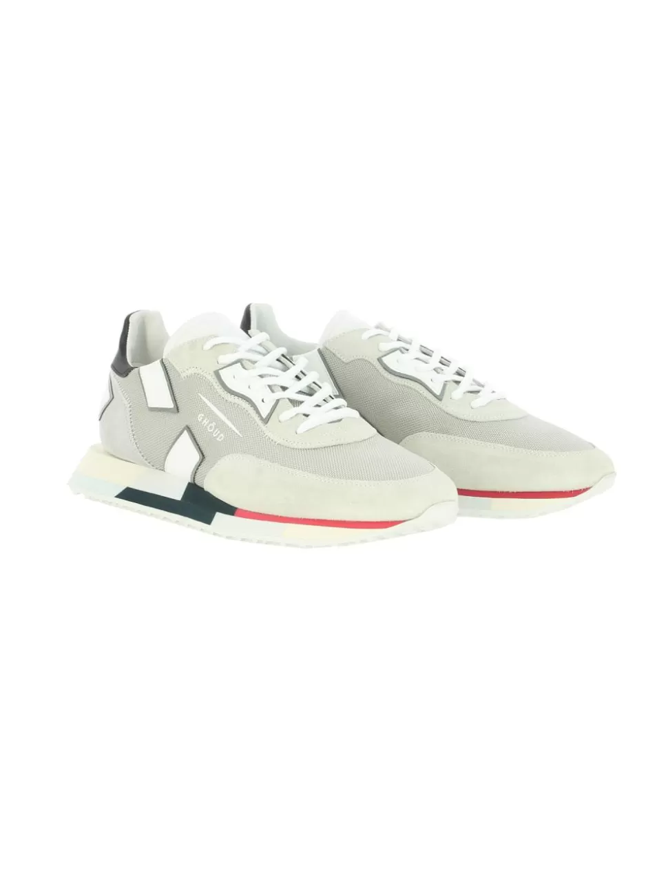 Ghoud Sneakers>Sneaker Rush Low Grigio/Bianco