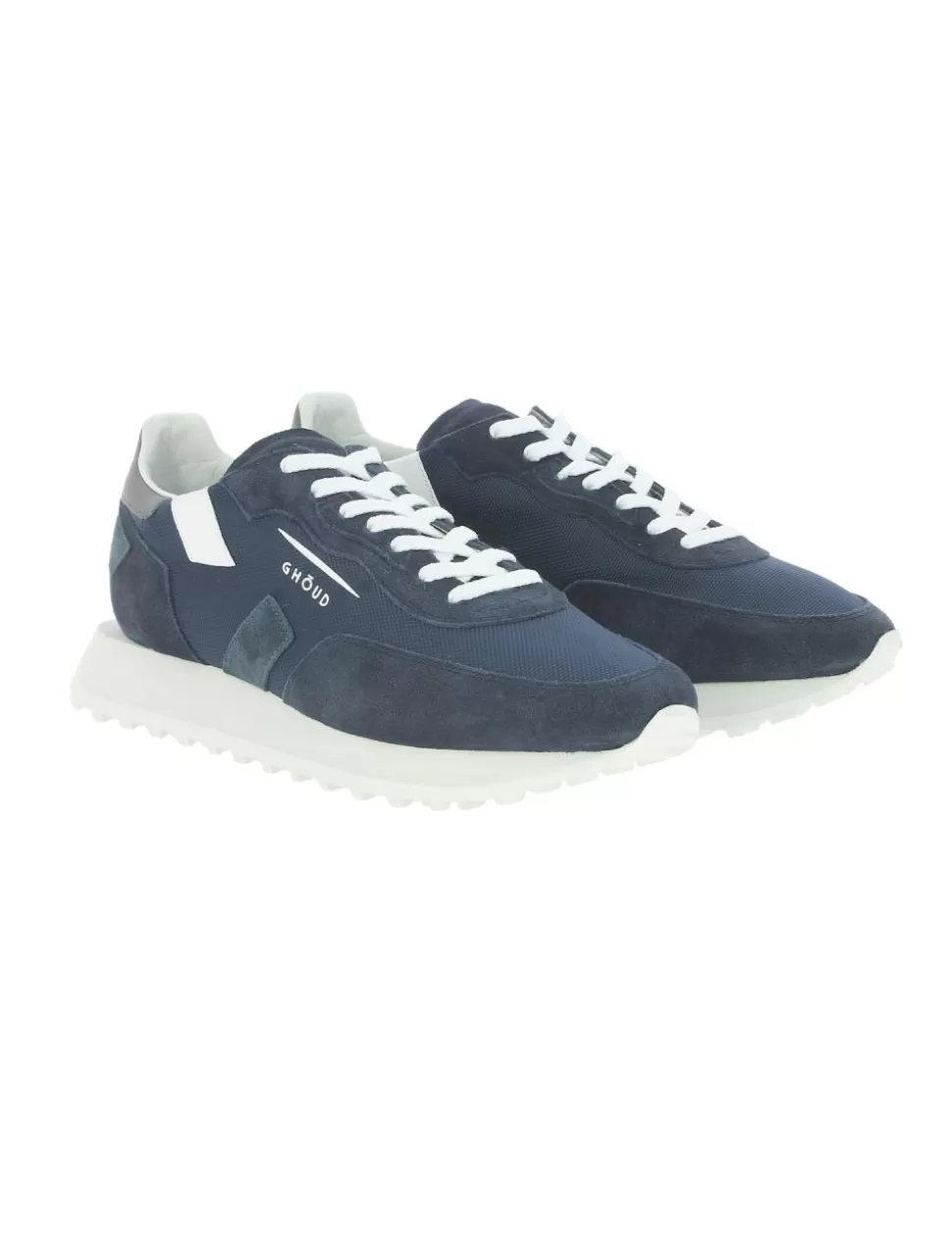 Ghoud Sneakers>Sneaker Rush One Low Blu/Bianco