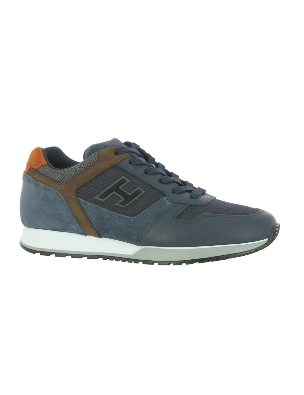 Hogan Sneakers>Sneaker H321 Blu/Arancione