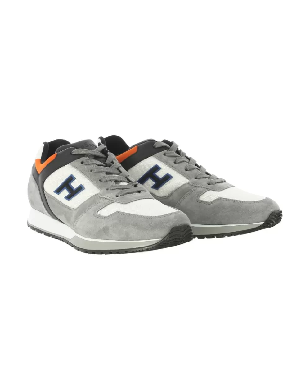 Hogan Sneakers>Sneaker H321 Grigio/Arancio