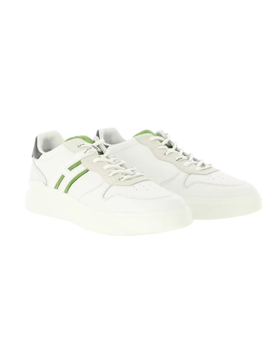 Hogan Sneakers>Sneaker H580 Bianco/Verde