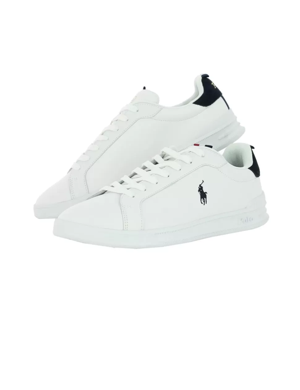 Ralph Lauren Sneakers>Sneaker Heritage Court Ii Polo Blu/Rosso