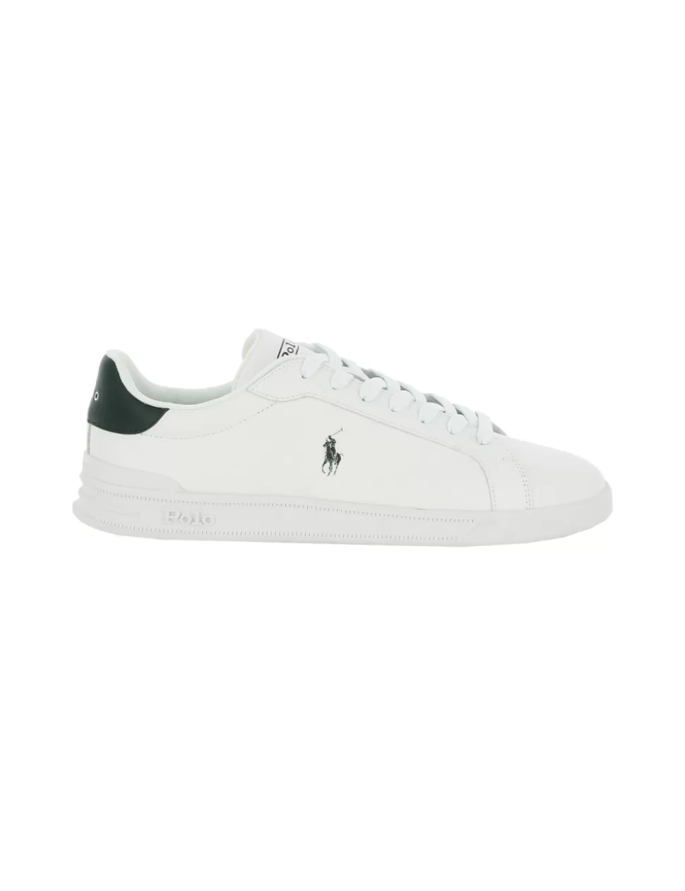 Ralph Lauren Sneakers>Sneaker Heritage Court Ii Polo Bianco/Verde