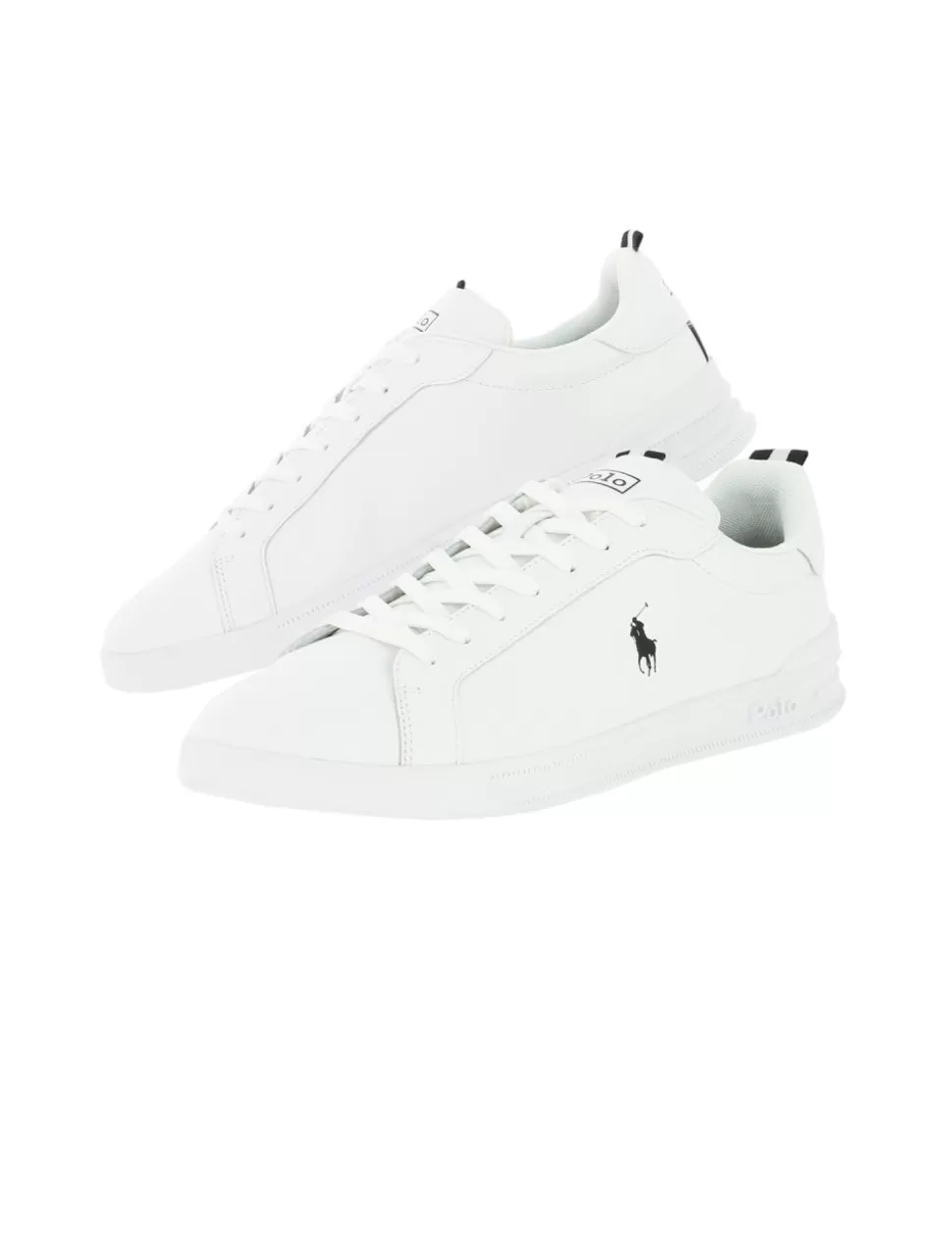 Ralph Lauren Sneakers>Sneaker Heritage Court Ii Polo Nero