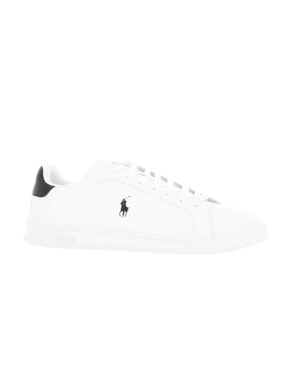 Ralph Lauren Sneakers>Sneaker Heritage Court Ii Polo Bianco/Nero